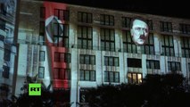 Polémica instalación de luces sobre Hitler en Berlín