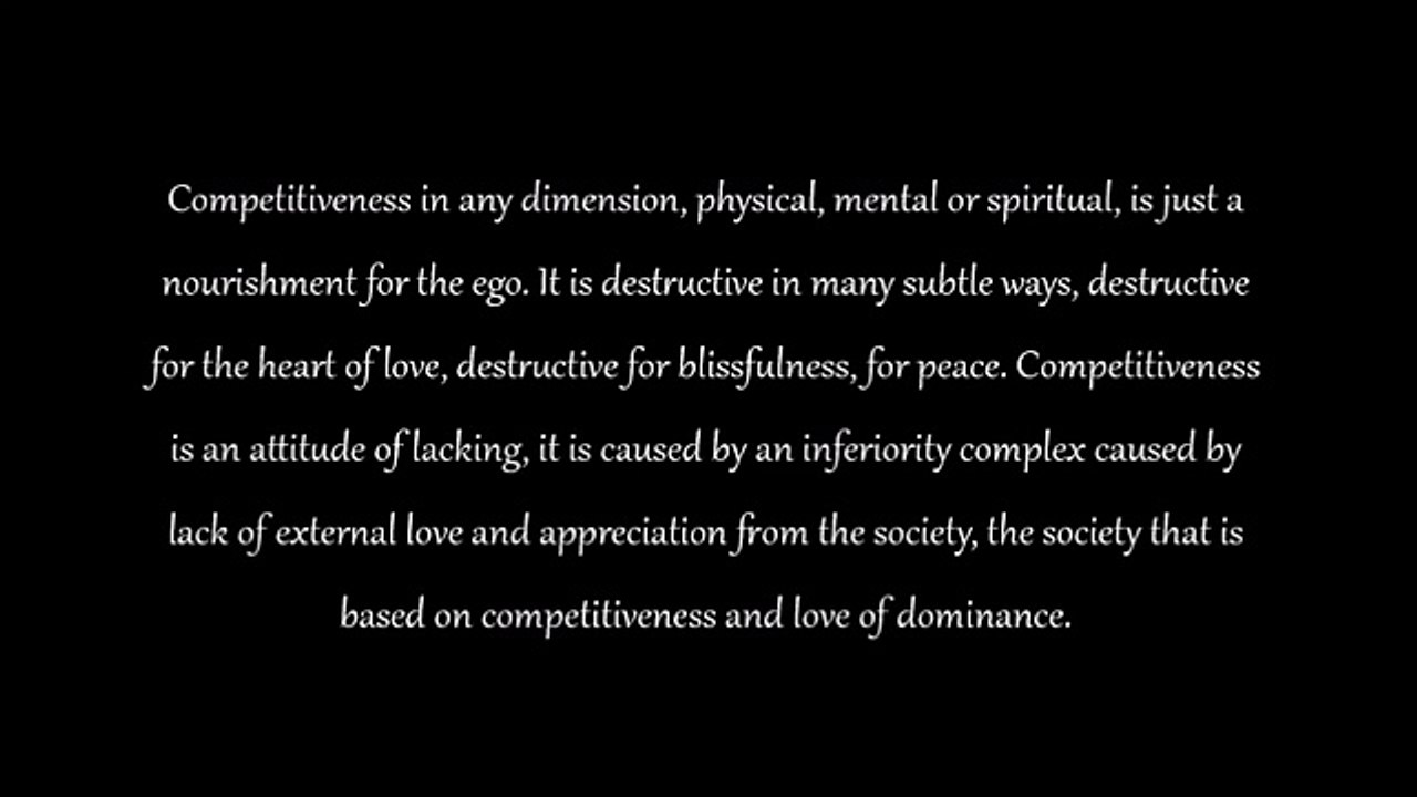 Either Compassion Or Competitiveness