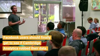 Facebook Users Will Learn If They Personally Were Hacked By Cambridge Analytica