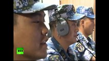 La Marina de guerra china realiza maniobras de combate