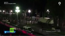 PRIMERAS IMÁGENES: Momento exacto del atropello de una multitud por un camión en Niza