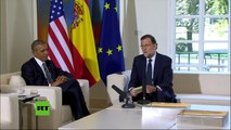 Rajoy resume los resultados de su encuentro con Obama