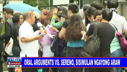 Oral arguments vs Sereno, sisimulan ngayong araw