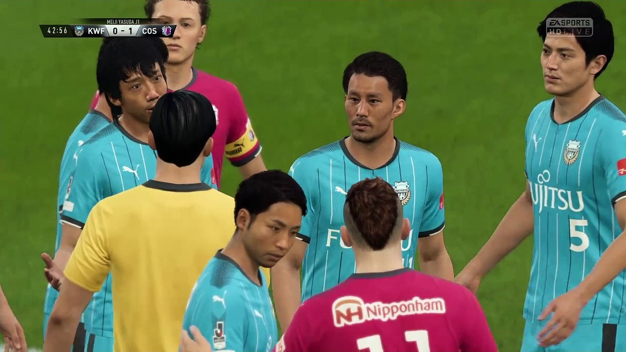Japanese J-League - Cerezo Osaka @ Kawasaki Frontale - FIFA 18 Simulation Full Game