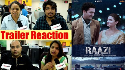 下载视频: Raazi Trailer Reaction: Alia Bhatt | Vicky Kaushal | Meghna Gulzar| FilmiBeat