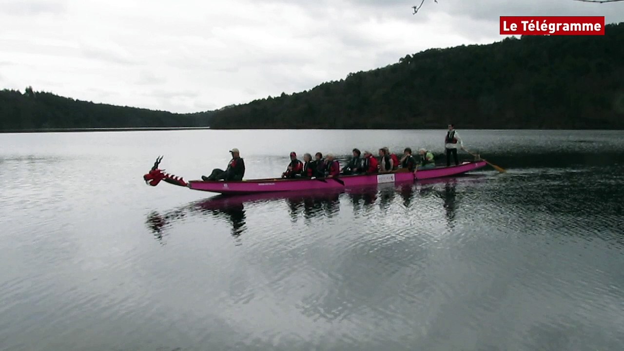 Caurel (22). Des Dragons Boat à Guerlédan