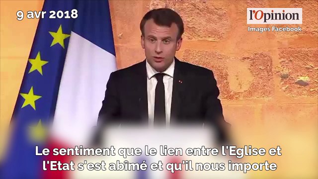 Macron face aux catholiques: le discours qui fâche