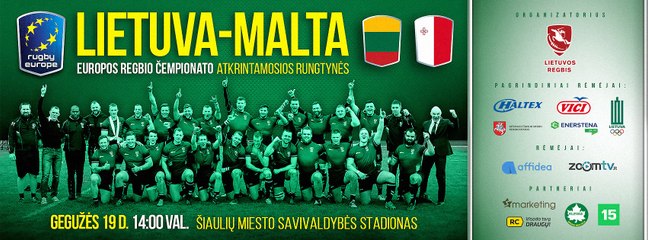LITHUANIA / MALTA - RUGBY EUROPE TROPHY PLAY-OFF 2017/2018