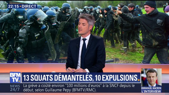 Evacuation de la ZAD NDDL: 13 squats démantelés, 10 expulsions