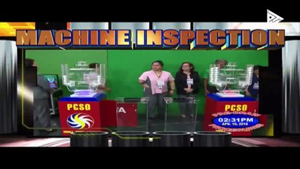 PCSO 4 PM Lotto Draw, April 10, 2018