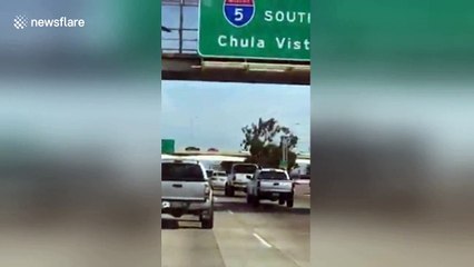 Olé. Sandiego mariachi freeway dancer