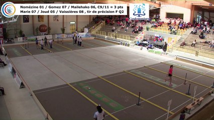 Second tour de qualification, tir de précision féminin, France Tirs, Coulommiers 2018