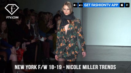 Nicole Miller Trends New York Fashion Week Fall/Winter 2018-19 | FashionTV | FTV	BANNER