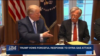 Descargar video: i24NEWS DESK | Trump vows forceful response to Syria gas attack | Tuesday, April 10th 2018