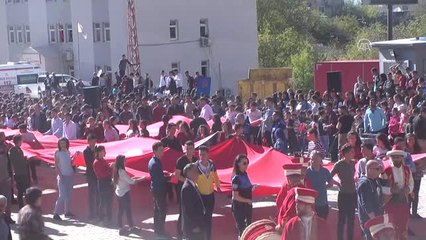 Çukurca'da Mehteranlı Yürüyüş