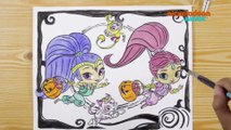 1, 2, 3… Coloriage ! | Soirée d'Halloween ! | NICKELODEON JUNIOR