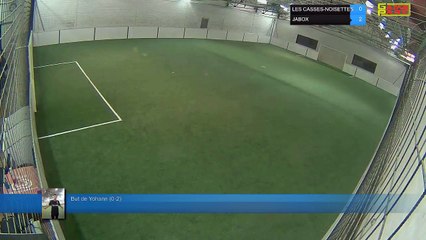 But de Yohann (0-2) - LES CASSES-NOISETTES Vs JABOX - 09/04/18 21:00 - LIGUE 3 - Poitiers Game Parc