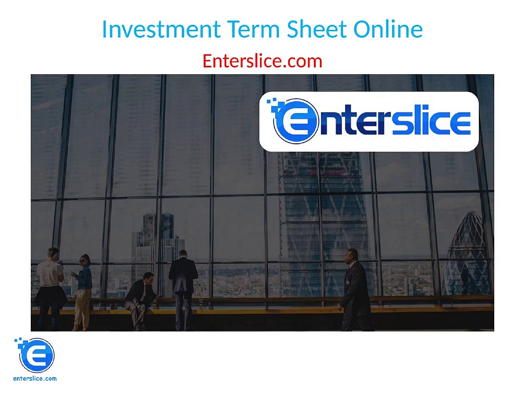 Investment Term Sheet Online