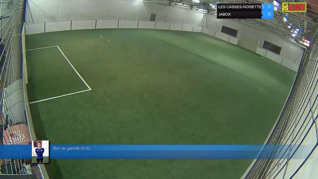 But de gabriel (0-5) - LES CASSES-NOISETTES Vs JABOX - 09/04/18 21:00 - LIGUE 3 - Poitiers Game Parc