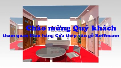 Giới thiệu sản phẩm Cửa thép vân gỗ Koffmann tại triển lãm Vietbuild Hà Nội 2018