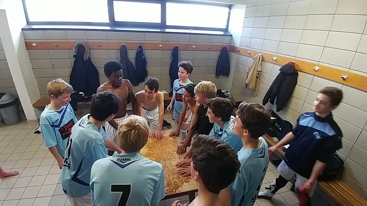 Victoire des u15 contre thones