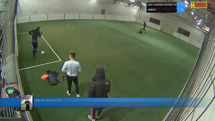 But de Yohann (3-9) - LES CASSES-NOISETTES Vs JABOX - 09/04/18 21:00 - LIGUE 3 - Poitiers Game Parc