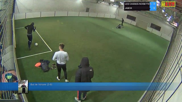 But de Yohann (3-9) - LES CASSES-NOISETTES Vs JABOX - 09/04/18 21:00 - LIGUE 3 - Poitiers Game Parc