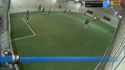 But de Flavien (3-12) - LES CASSES-NOISETTES Vs JABOX - 09/04/18 21:00 - LIGUE 3