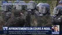 NDDL: les affrontements se poursuivent entre les zadistes et les gendarmes