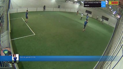 But de gabriel (3-14) - LES CASSES-NOISETTES Vs JABOX - 09/04/18 21:00 - LIGUE 3