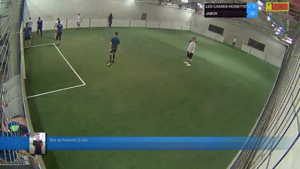 But de Antoine (3-22) - LES CASSES-NOISETTES Vs JABOX - 09/04/18 21:00 - LIGUE 3