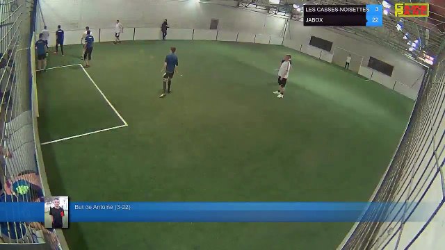 But de Antoine (3-22) - LES CASSES-NOISETTES Vs JABOX - 09/04/18 21:00 - LIGUE 3