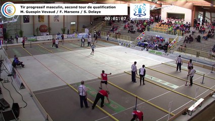 Second tour de qualification, tir progressif masculin, France Tirs, Coulommiers 2018