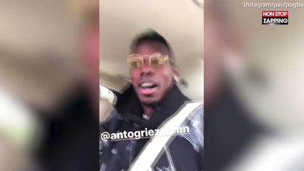 Antoine Griezmann et Paul Pogba s’ambiancent en voiture (Vidéo)