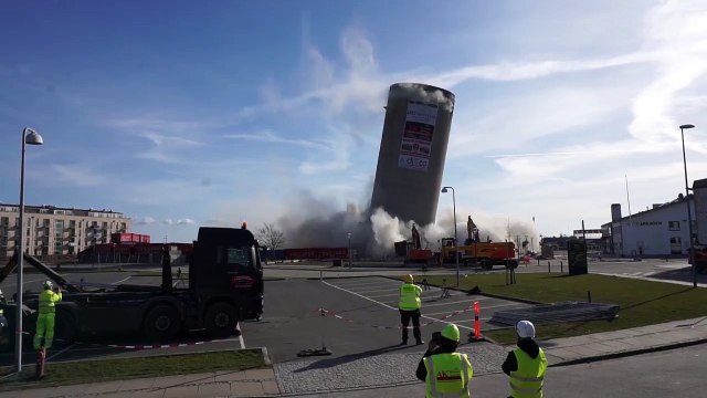 Quand la démolition d'un silo tourne mal