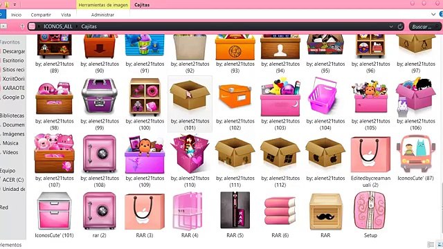 Pack de TODOS MIS ICONOS / Descargar iconos / Cambia iconos de tus carpetas