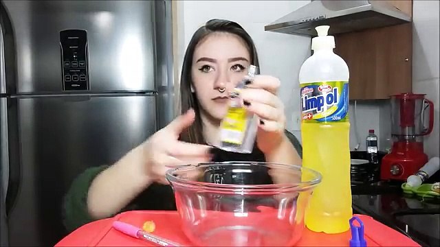 AMOEBA COM DETERGENTE E TINTA DE CANETA 2 INGREDIENTES AMOEBA WITH PEN INK 2 INGREDIENTS