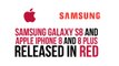 Apple and Samsung go red with their flagship phones