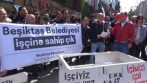 Beşiktaş Belediyesi Önünde Eylem
