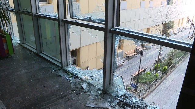 Taksim Eğitim ve Araştırma Hastanesindeki yangın - Hastane içinden görüntüler - İSTANBUL