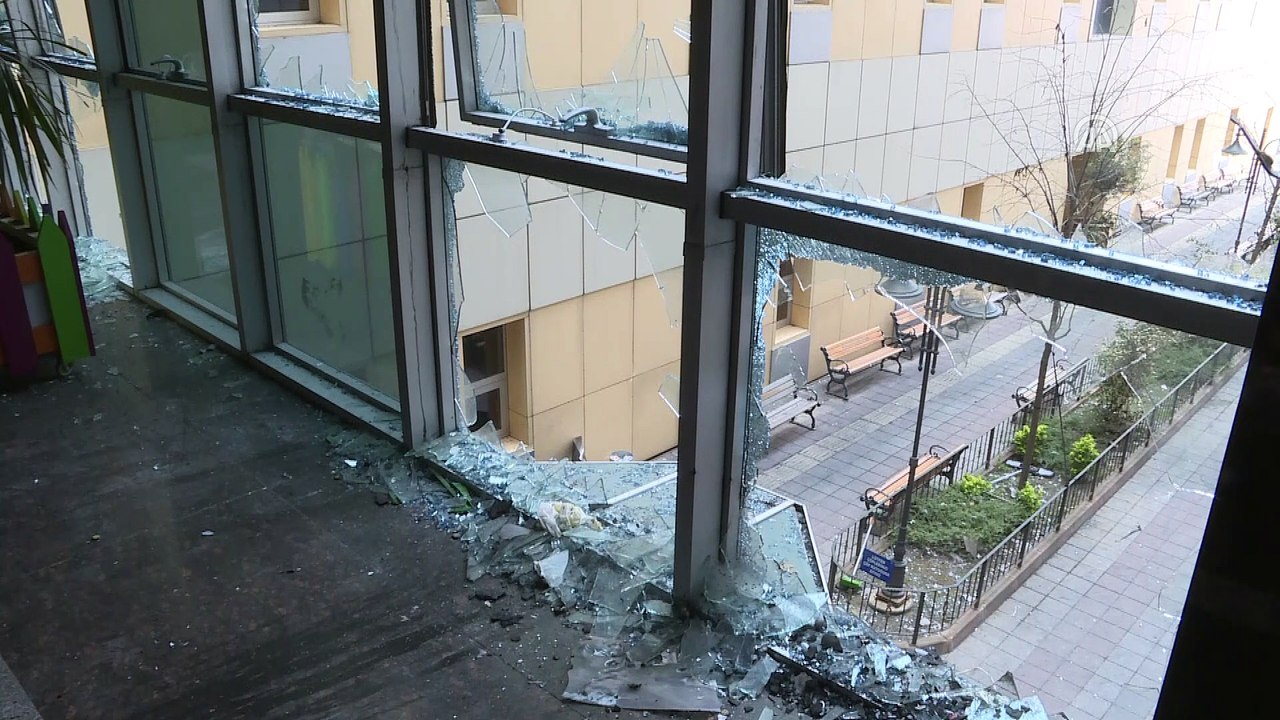 Taksim Eğitim ve Araştırma Hastanesindeki yangın - Hastane içinden görüntüler - İSTANBUL