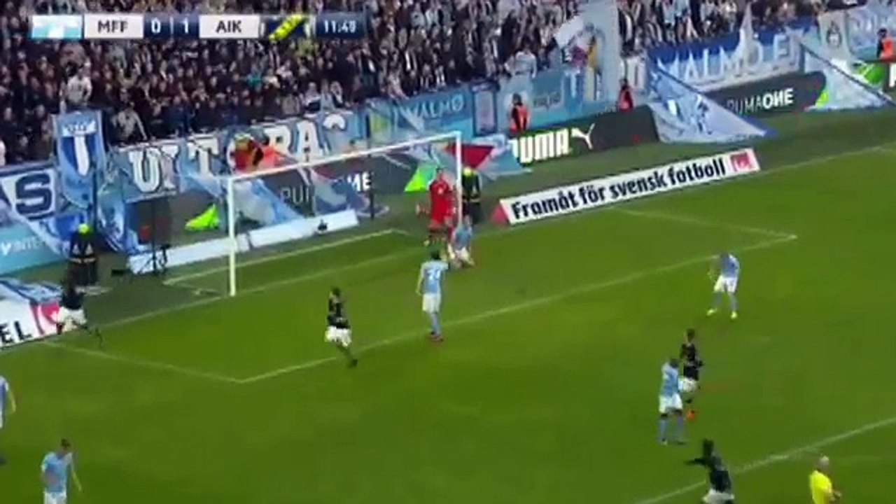 Malmoe 0:1 AIK (Sweden. Allsvenskan. 9 April 2018)