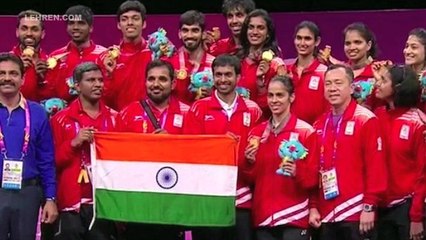 India Win Gold For The First Time In History For Badminton At  CWG 2018