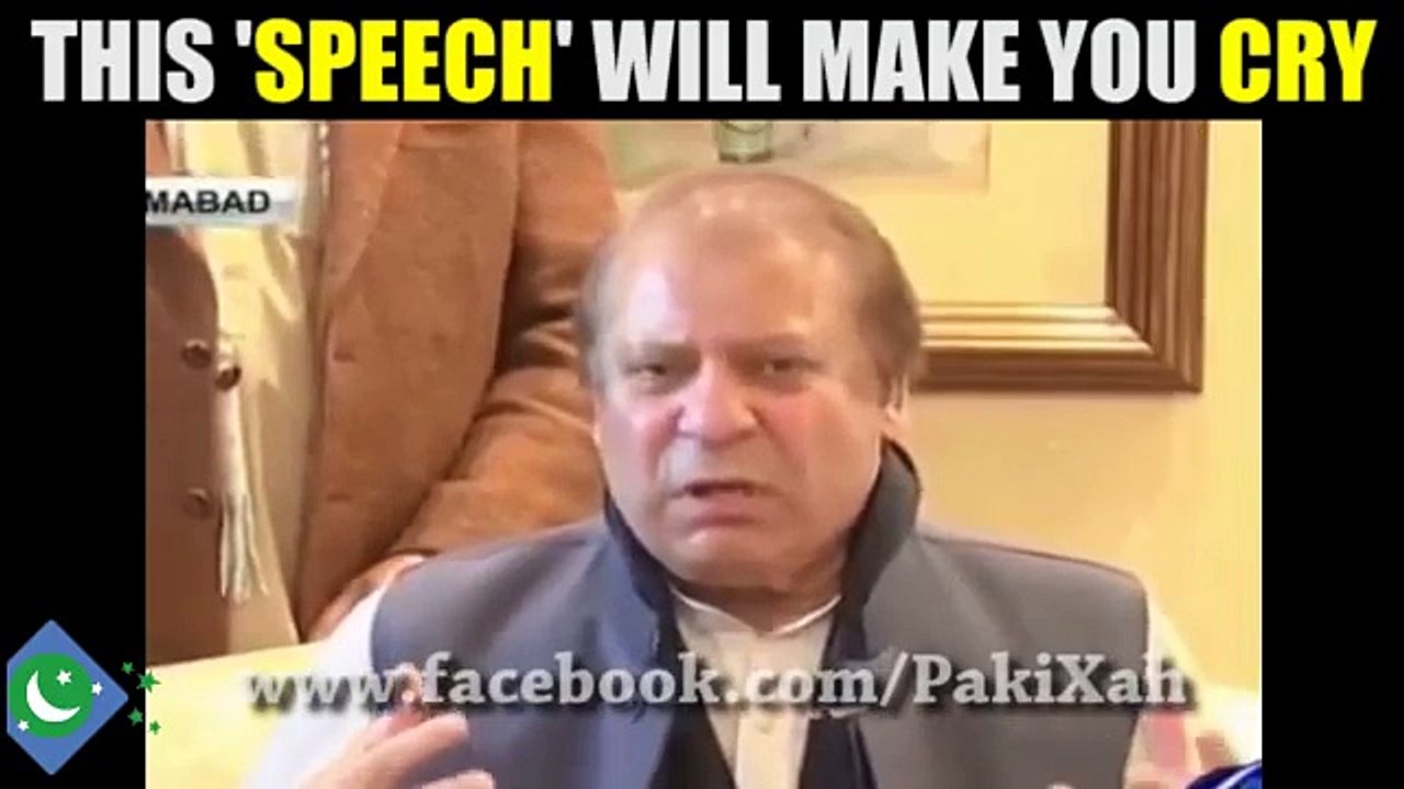 This SPEECH of Nawaz Sharif will make you CRY | PakiXah