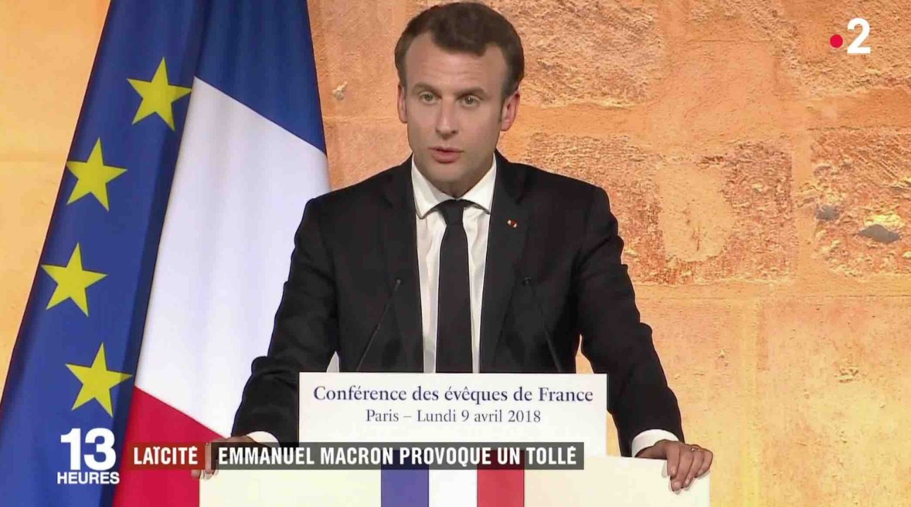 Emmanuel Macron provoque une polémique sur la laïcité - ZAPPING ACTU DU 10/04/2018