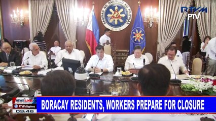 NEWS: Boracay residents, workers prepare for closure