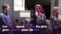 les stars ayant touché les plus gros salaires pour un film