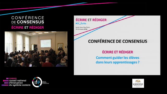 SÉNÉCHAL Comment les élèves appréhendent l'écriture ?