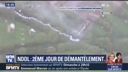 NDDL: ce moment où une fusée est tirée en direction de l'hélicoptère des gendarmes