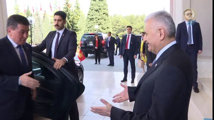 Başbakan Yıldırım, Kırgızistan Cumhurbaşkanı Sooranbay Ceenbekov İle Görüştü